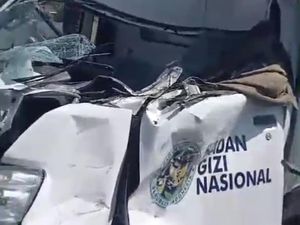 Pegawai SPPG di Banyuwangi Tewas Setelah Mobil Operasional Hantam Truk