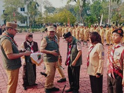Pesan Wabup Maslani untuk 56 Peserta Jamnas XII Asal Karawang