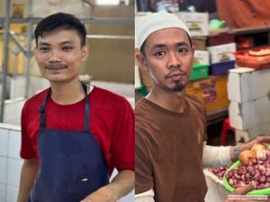 4 Penjual di Pasar Curi Perhatian, Ada Asep Ayam hingga Imam Bawang