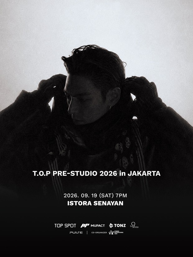 Poster fan meeting T.O.P di Jakarta/ Foto: instagram.com/threemountainsave