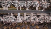 Potret Permukiman Spokane yang Hangus Dilalap Api