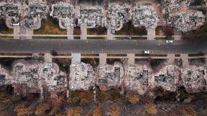 Potret Permukiman Spokane yang Hangus Dilalap Api