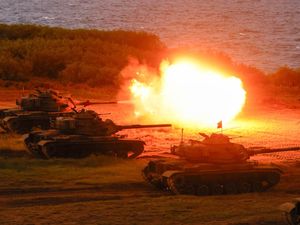 Taiwan Unjuk Kekuatan, Tank M60A3 Menggelegar dalam Latihan Militer Han Kuang