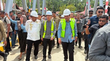 Tinjau Jembatan Lumut Aceh, Wapres Gibran Dorong Penguatan Konektivitas