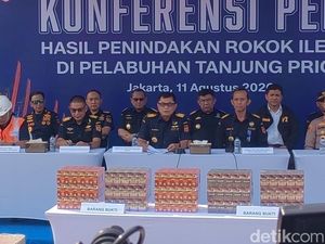 Bea Cukai Tindak 8,9 Juta Batang Rokok Ilegal, Selamatkan Duit Negara Rp 8,66 M