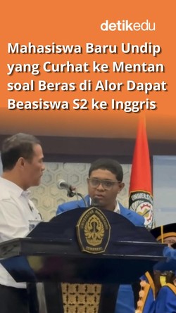 Mahasiswa Baru Undip yang Curhat ke Mentan soal Beras di Alor Dapat Beasiswa S2 ke Inggris