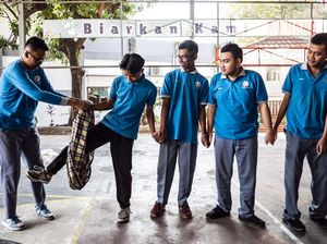 Semangat Kemerdekaan, Siswa SLB Semarang Adu Kekompakan di Lomba HUT RI