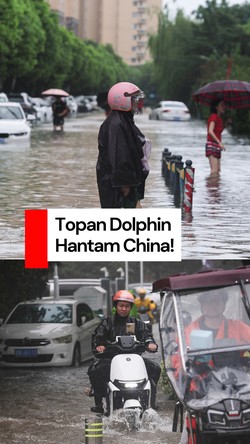 Video: Topan Dolphin Hantam China, Evakuasi Besar-besaran Dilakukan