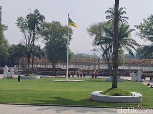 Intip Persiapan HUT ke-81 RI di Halaman Baru Gedung Sate