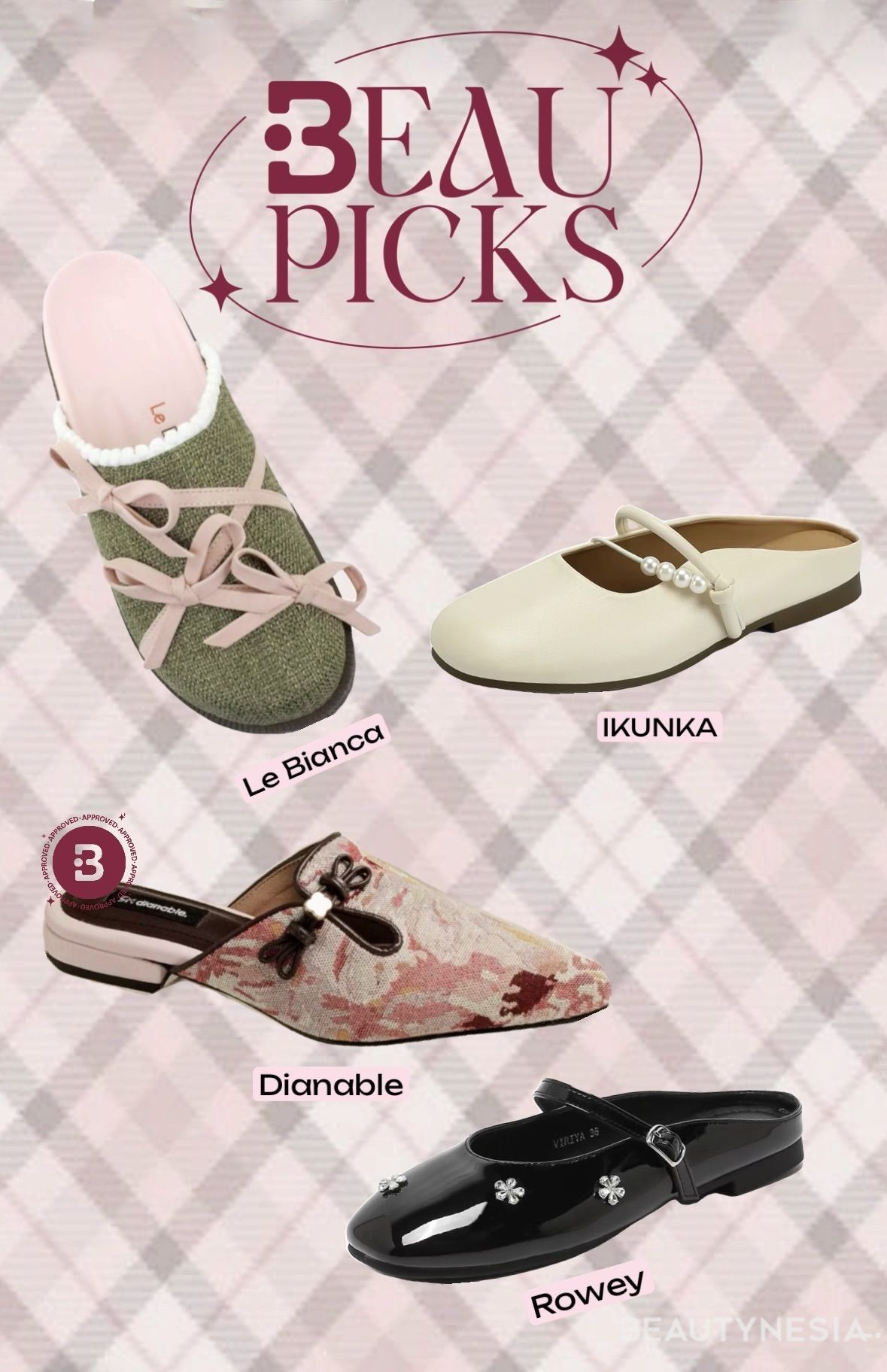 BeauPicks: Rekomendasi Sepatu Mules Cutesy