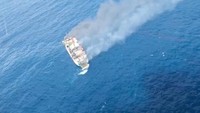 Detik-detik KM Putri Yasmin Terbakar dalam Pelayaran Bali-Lombok