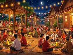 Tradisi Tirakatan Malam 17 Agustus di Jawa Timur