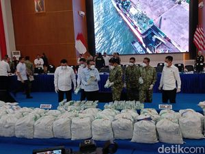 1,3 Ton Ketamin Hasil Pengungkapan dari Kapal MV King Sun Dimusnahkan