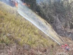 Hari ke-10 Karhutla Bromo, 942 Hektare Lahan Terdampak Kebakaran