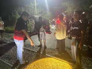 Petugas Linmas di Prabumulih Tewas Tertabrak Kereta Api Saat Bertugas