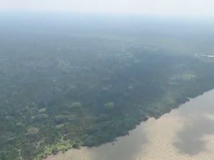 Kapolda Riau-Forkopimda Patroli Udara Pantau Karhutla, 123 Hotspot Terpantau