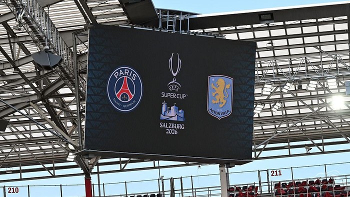 Duel PSG vs Aston Villa akan digelar di Red Bull Arena, Salzburg.