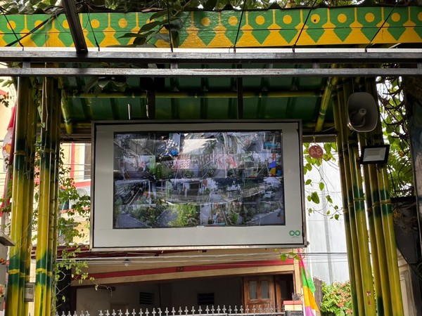 CCTV dan speaker toa di RT 08 RW 04 Malaka Jaya, Duren Sawit, Jakarta Timur.
