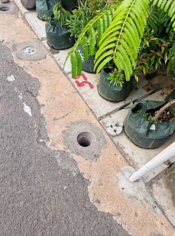 Lubang biopori di RT 08  RW 04 Malaka Jaya.