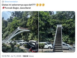 Tangga Viral di Puncak Ini Ternyata Menuju Coffee House Era Soekarno