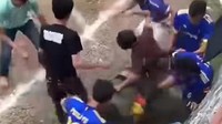 Video Detik-detik Wasit di Bogor Dikeroyok Pemain-Suporter hingga Tersungkur