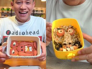 Bekal Boris Bokir Bikin Kaget, Ada Nasi Bentuk Pocong hingga Monster!