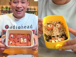 Bekal Boris Bokir Bikin Kaget, Ada Nasi Bentuk Pocong hingga Monster!