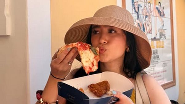 Febby Rastanty Liburan ke Italia, Pose di Colosseum hingga Cicip Affogato
