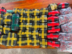 Penampakan 29 Kg Sabu-122 Ribu Ekstasi dari Penangkapan 4 Kurir di Bengkalis