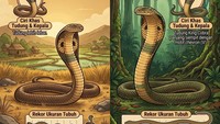 Kobra Vs King Kobra, Mana yang Bisanya Paling Mematikan?