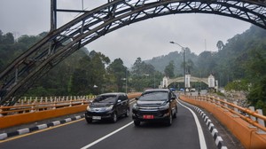 Penampakan Jembatan Kembar Padang Panjang Beroperasi Lagi Usai Bencana