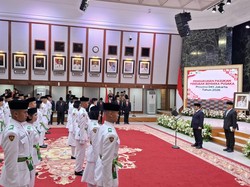 44 Paskibraka DKI Dikukuhkan, Pramono Titip Pesan soal Integritas
