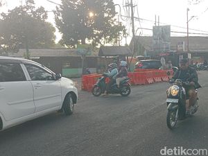 Besok, Arus Lalin di Simpang Tiga Sayan Gianyar Dialihkan