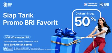 Serbu! Ini Daftar Promo BRI Spesial HUT Ke-81 RI