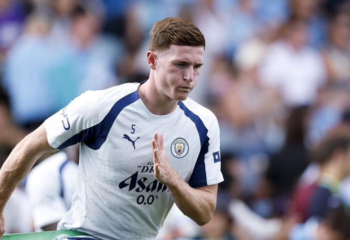 Manchester City's Elliot Anderson during a training session at the Joie Stadium, Manchester. Picture date: Thursday August 13, 2026. (Photo by Cody Froggatt/PA Images via Getty Images)