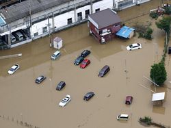Video dari Udara Banjir Merendam Prefektur Chiba Jepang, 8 Orang Tewas
