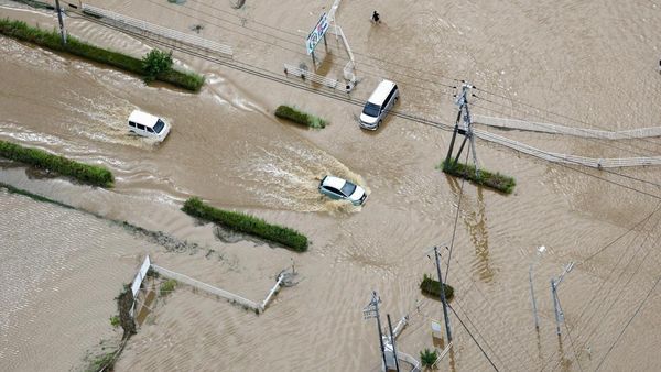 Banjir Besar Terjang Chiba, Lebih dari 400 Ribu Warga Dievakuasi