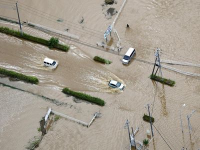Banjir Besar Terjang Chiba, Lebih dari 400 Ribu Warga Dievakuasi