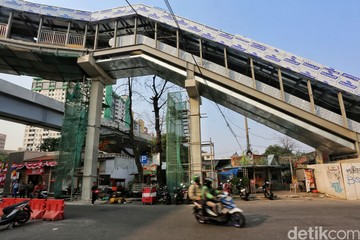 Jelang Diresmikan, Proyek LRT Jakarta Fase 1B Dikebut