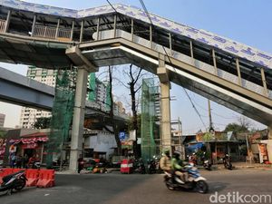 Jelang Diresmikan, Proyek LRT Jakarta Fase 1B Dikebut