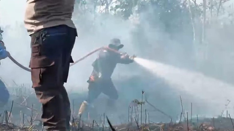 Karhutla di Kobar Meluas, 622 Hektare Lahan Hangus Terbakar