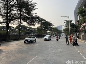 Massa Demo di OT Building Jakbar Bubar, Lalin Lancar