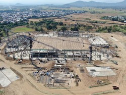 Progres Pembangunan Stadion Sudiang Makassar Hampir Capai 20%
