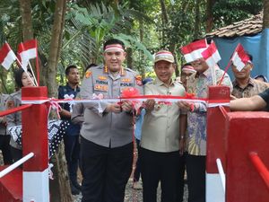 Polresta Serang Kota Bangun 8 Jembatan Merah Putih Presisi