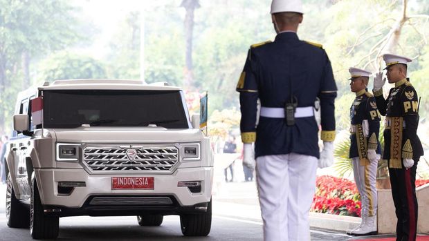 prabowo naik maung ke Sidang Tahunan MPR,
