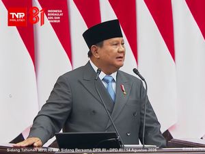 Video Prabowo Izin Minum Kopi di Tengah Pidato Kenegaraan
