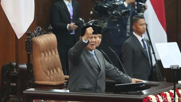 Momen Prabowo Pidato di Sidang Tahunan MPR