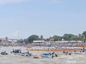 450 Polisi Diterjunkan Saat Festival Bidar, Pengamanan di Darat-Sungai Musi