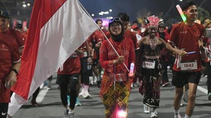 3.000 Pelari Ramaikan Merdeka Night Run di IKN