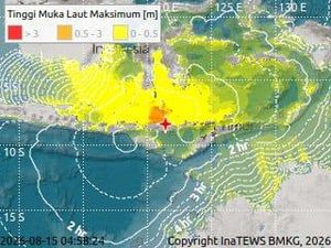 Video: Daftar Wilayah Terdeteksi Tsunami Usai Gempa M 7 NTT